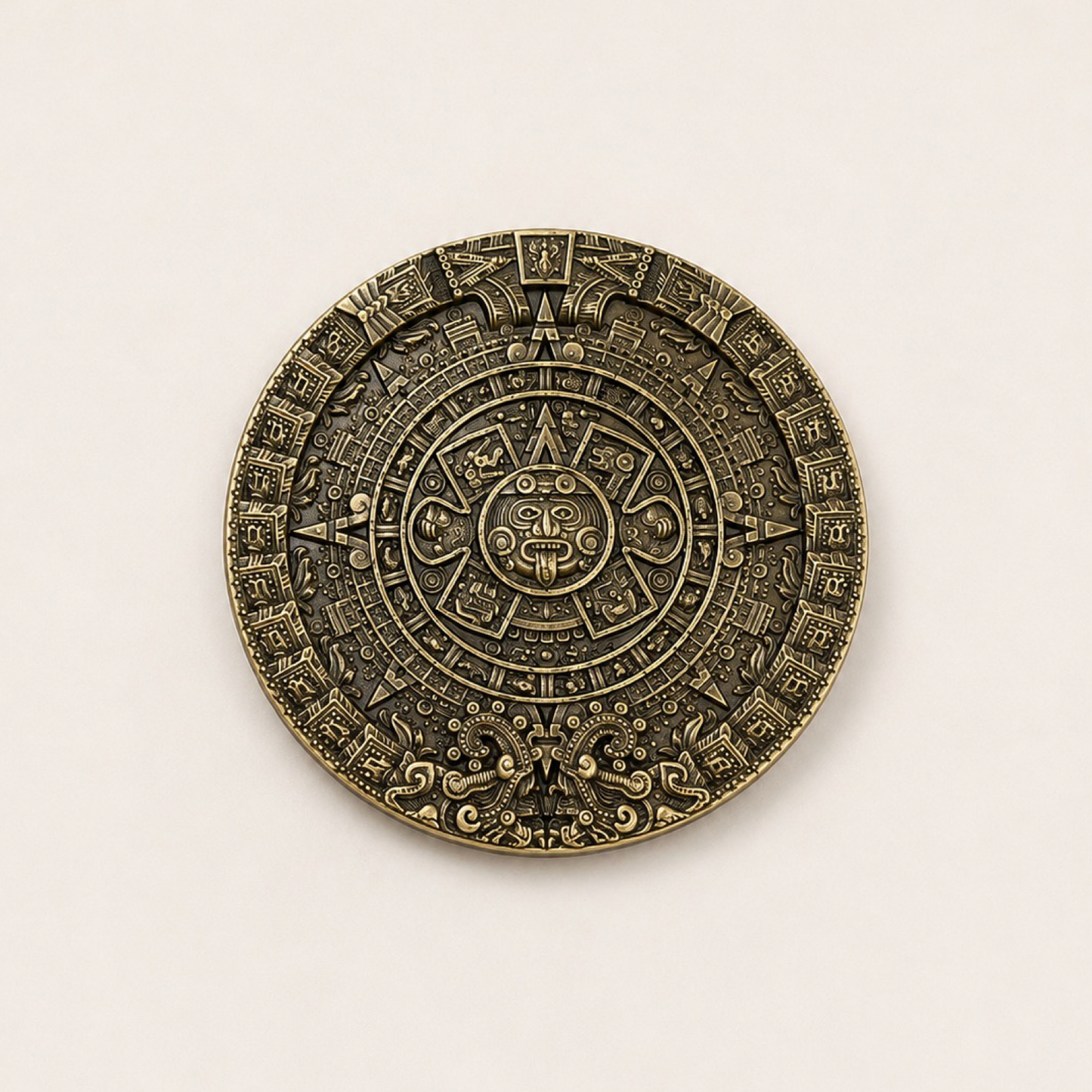 HEBILLA CALENDARIO AZTECA