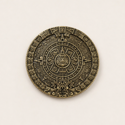 HEBILLA CALENDARIO AZTECA